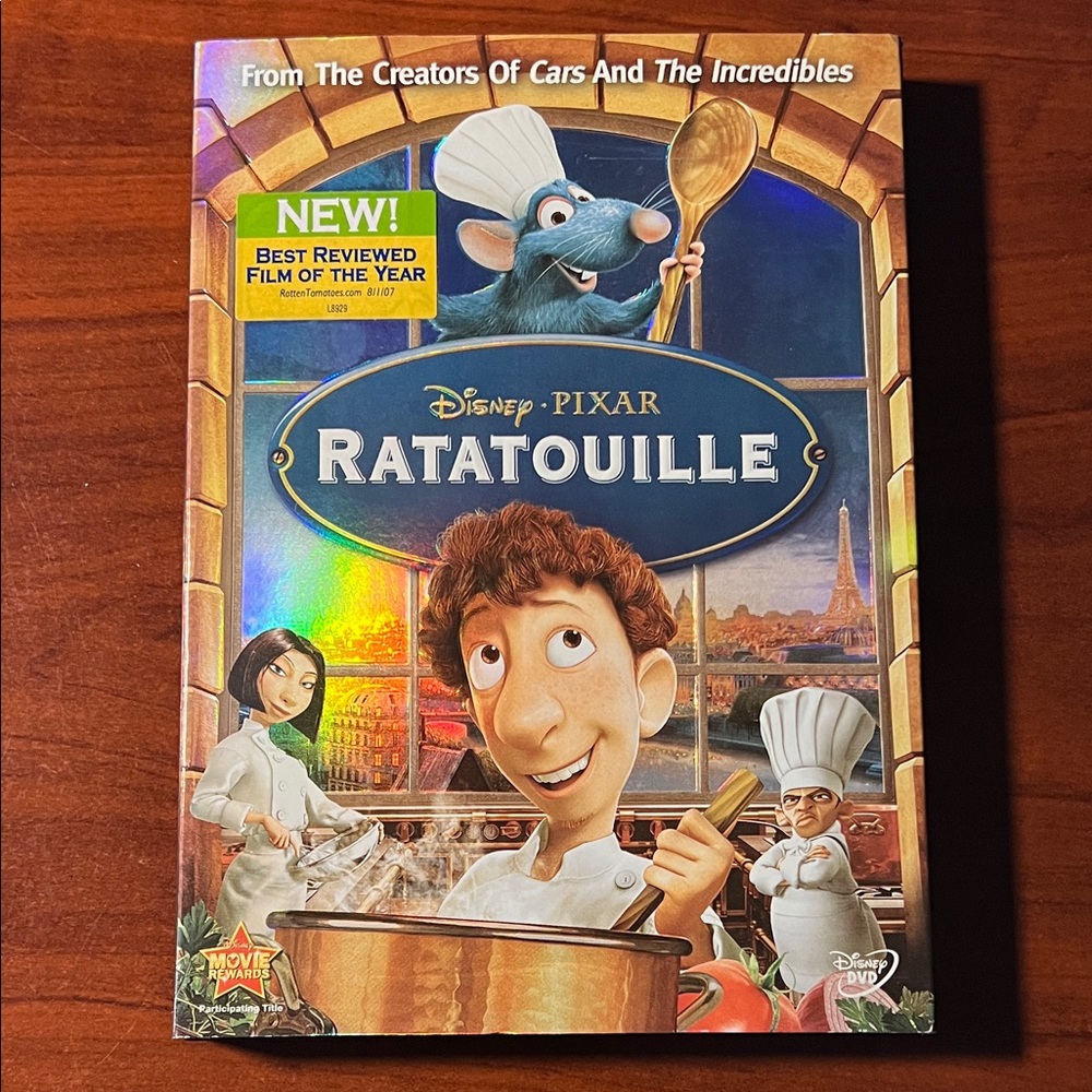 Disney Pixar Ratatouille DVD w/ Slip Nice!